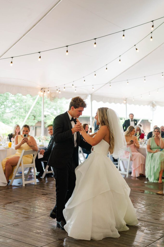 Louisville Wedding Photographer-27 Bride and groom's first dance