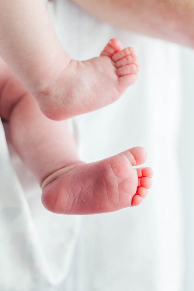 Newborn feet