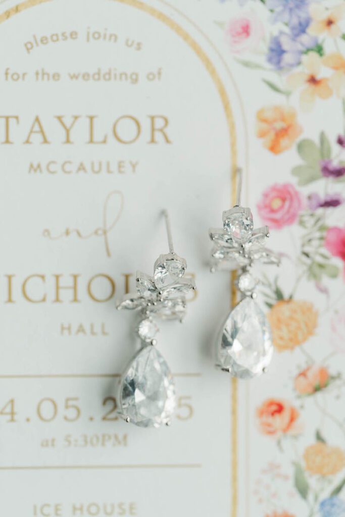 Bridal details on a wedding day in Louisville, KY