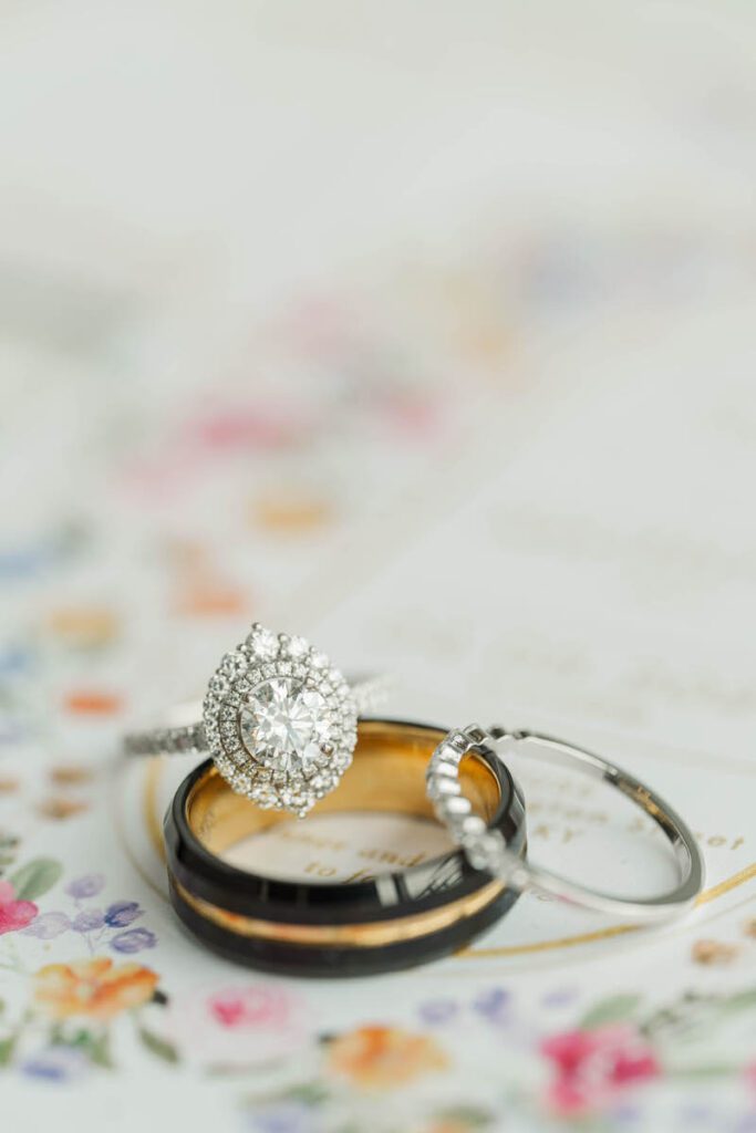 Bridal details on a wedding day in Louisville, KY