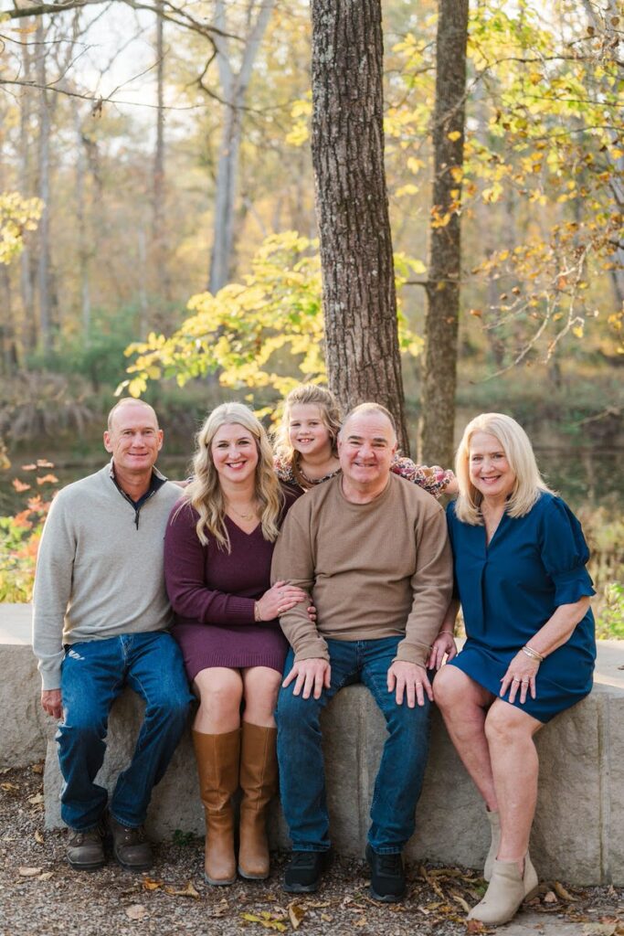A Louisville family during their extended family photos.