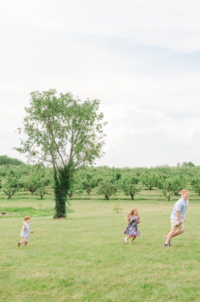 Kids play at wedding reception near Lexington, KY