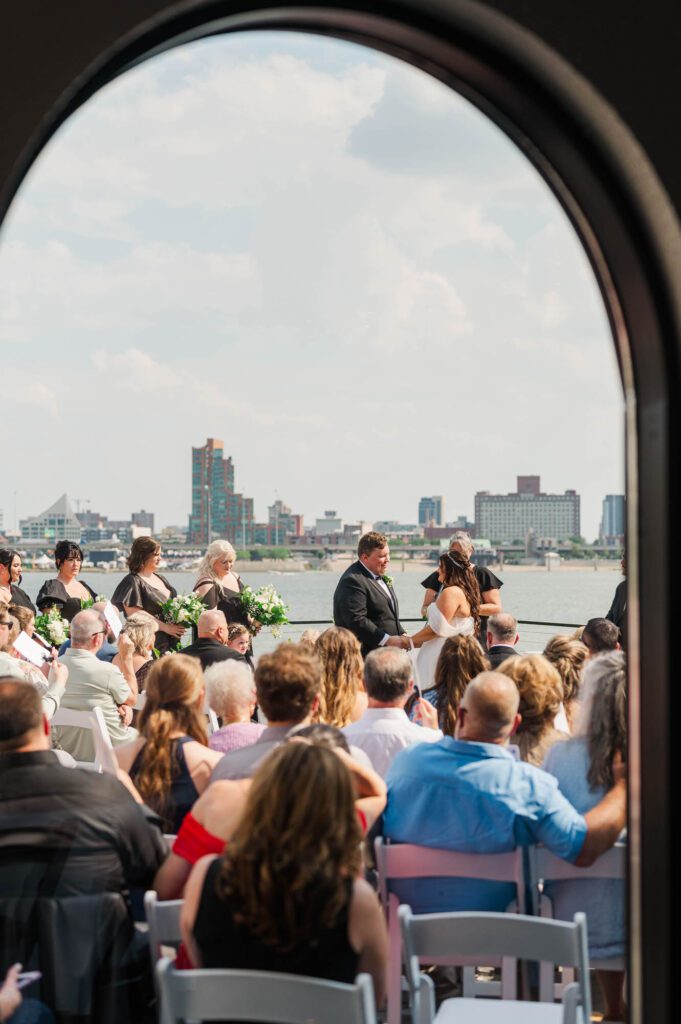 Wedding ceremony at The Jefferson