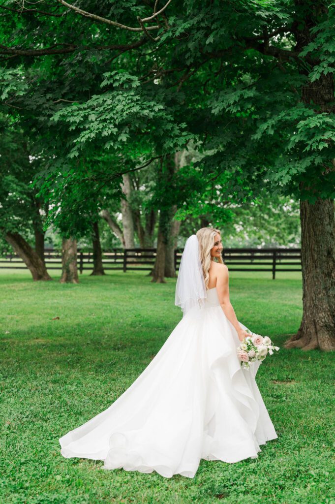 A bride before her wedding day in Louisville