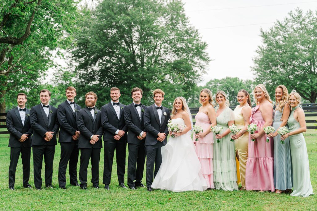 Bridal party at the Bradshaw Duncan House