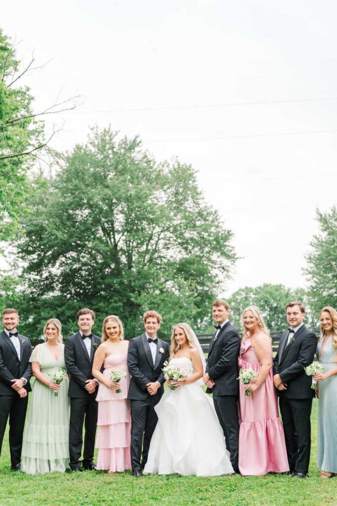 Bridal party at the Bradshaw Duncan House