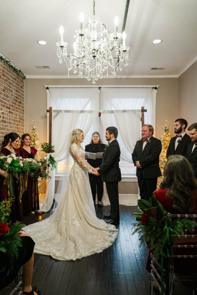 Wedding ceremony at the Gatewood